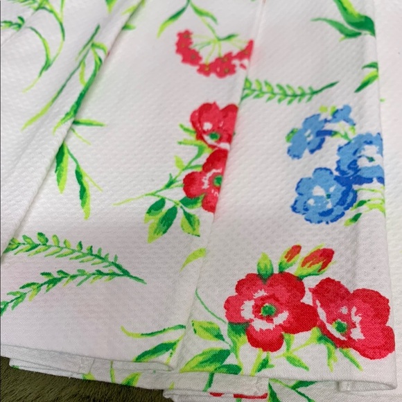 Janie and Jack Wildflower Print Floral Pique Pleated Skirt - Picture 5 of 10